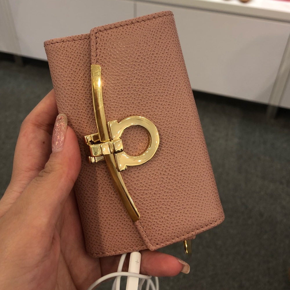 Salvatore Ferragamo Gancini 6 Ring Key Holder